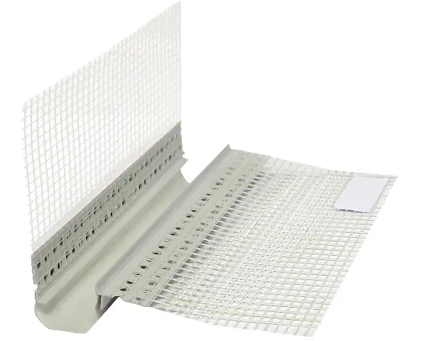 Dilatacijski profil tip I za notranji kot z mrežo in belim trakom 2,50m/palica P25, Z4045X