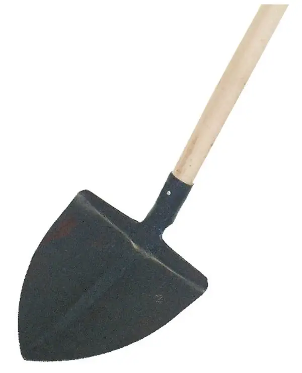 Lopata zaobljena KRENHOF kovana 1,30kg z ročajem, Z408SP3