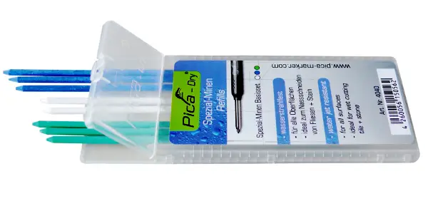 Mine-Set odporen na vodo 8-kosov (zelena,bela,modra) za PICA-DRY svinčnik, Z40946