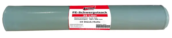 Vreče za odpadni material 550x1000mm / deb. 0,16mm vsebina ca. 60 L 10kosov/rola, Z45550-10LO