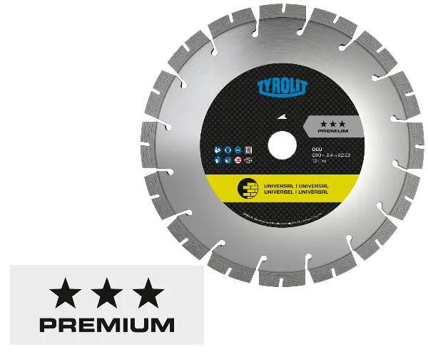 Diamantna rezalna plošča C6W 230x2,4x22,23mm DCUP1 TYROLIT, Z464544