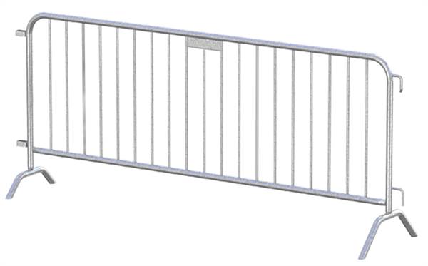 Zaporna kovinska ograja pocinkana 2458x1095mm 55kos/pal, Z4812640
