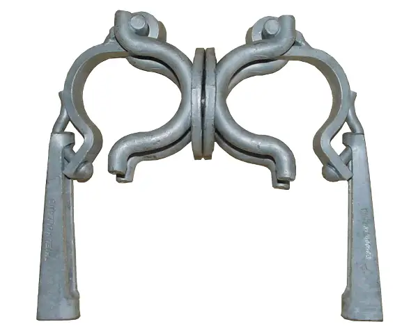 Klinasta vrtljiva spojka gradbenega odra pocinkana, Z4815091