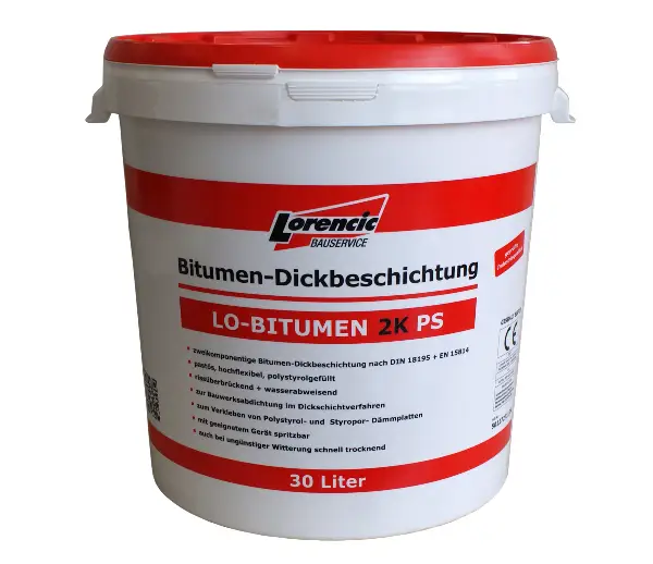 Bitumenski debeli premaz LO-Bitumen 2K PS 30l/vedro 18veder/paleta., Z50127271LO