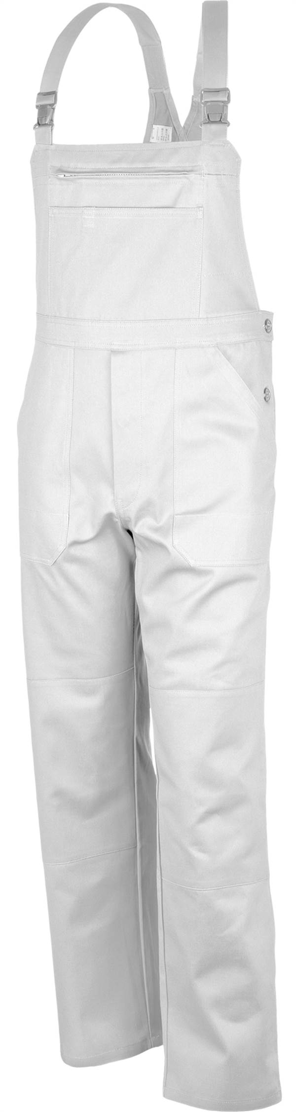 Delovne hlače s oprsnikom, bele, 240 g Vel. 48, Z51148G