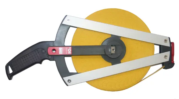 Tračni meter v okvirju Standard 30m stekleno vlakno, cm-razdelba, začetek traku B, Z520031030B