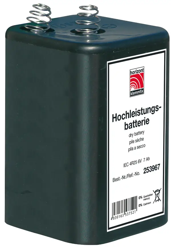 Baterija 6V/7Ah za opozorilno gradbiščno svetilko P24, Z520055055