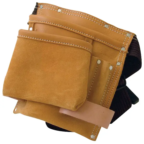 Torbica za žeblje TOP, dvodelna s pasom in dvema zankama za kladivo, Z5343601