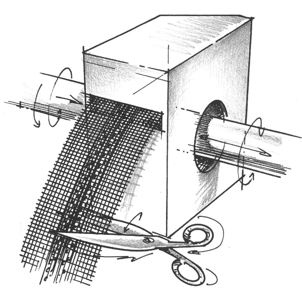 PVC-fleksibilen kotnik z armirno mrežo v roli, 12,5x12,5cm, naluknjan, 50 m/rola 30kart/pal, Z5901907
