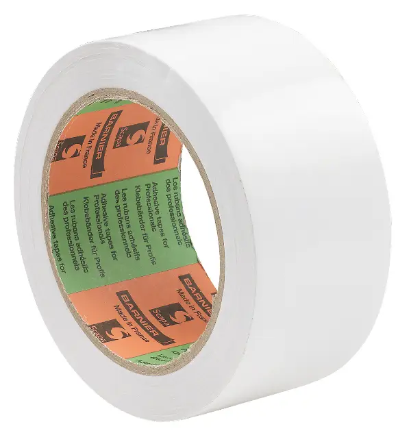Lepilni trak PVC BARNIER® bel 50mm x 33m P36, Z609651