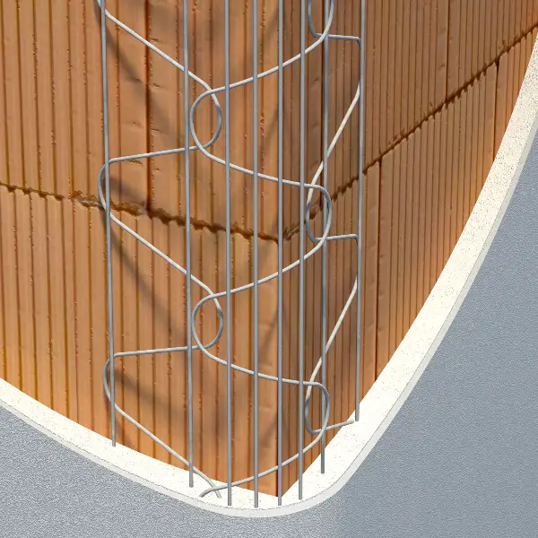 Widra profil APR za zaokrožene robove, L=2,95m, 40 palic v kartonu= 118m/karton, Z7016