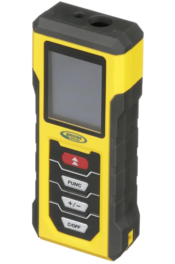 Laserski merilnik razdalje SPECTRA QM 20 z baterijo, torbica za pas, nosilni pas, Z710050