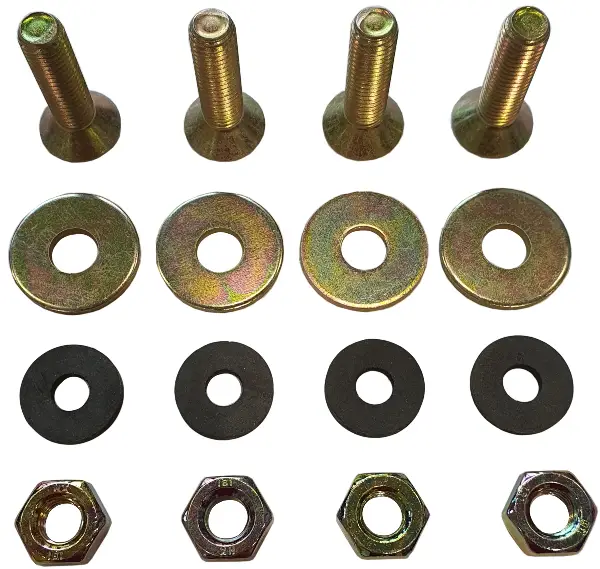 Vgrezni vijaki M10x40mm, komplet za železne obloge standard EB, Z80602015