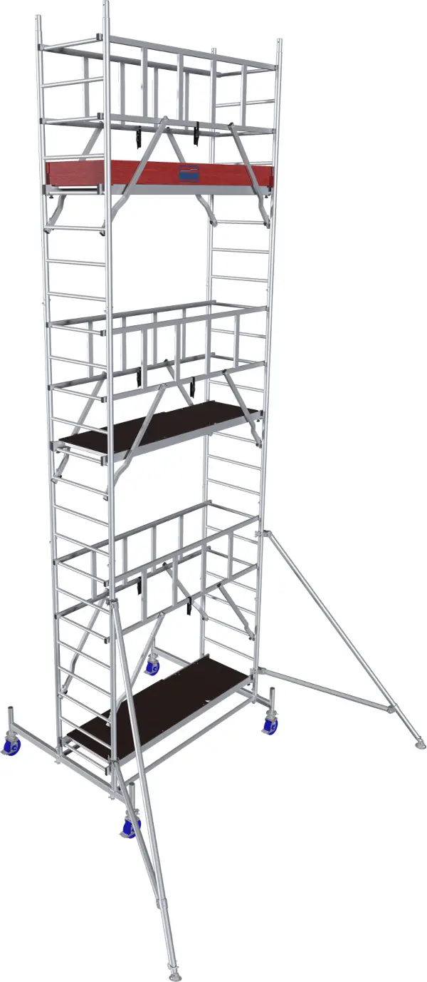 Alu-Rollgerüst KRAUSE® MONTO® PROTEC® Breitaufbau 2,00x0,60m, AH= 7,30m, Z940148