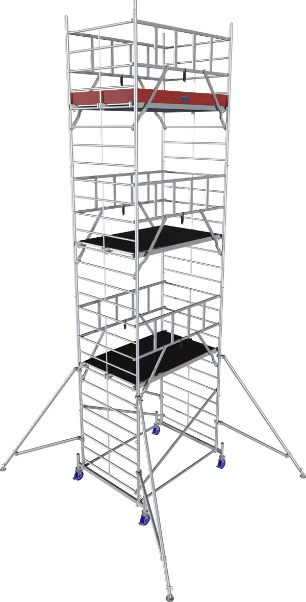 Alu-premični oder KRAUSE® MONTO® PROTEC® XXL dim. 2,00x1,20m, delovna višina 8,30m, Z945150