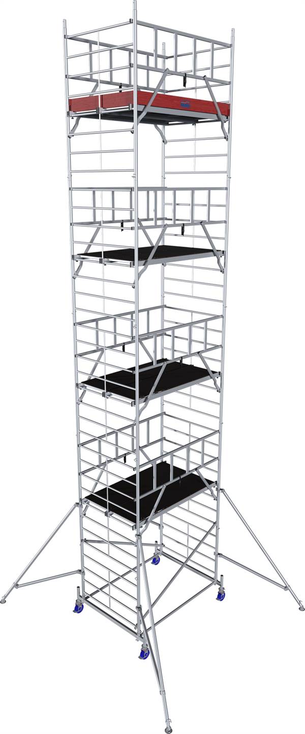 Pomični oder na kolesih alu. KRAUSE® MONTO® PROTEC® XXL dim. 2,00x1,20m, delovna višina= 10,30m, Z945174