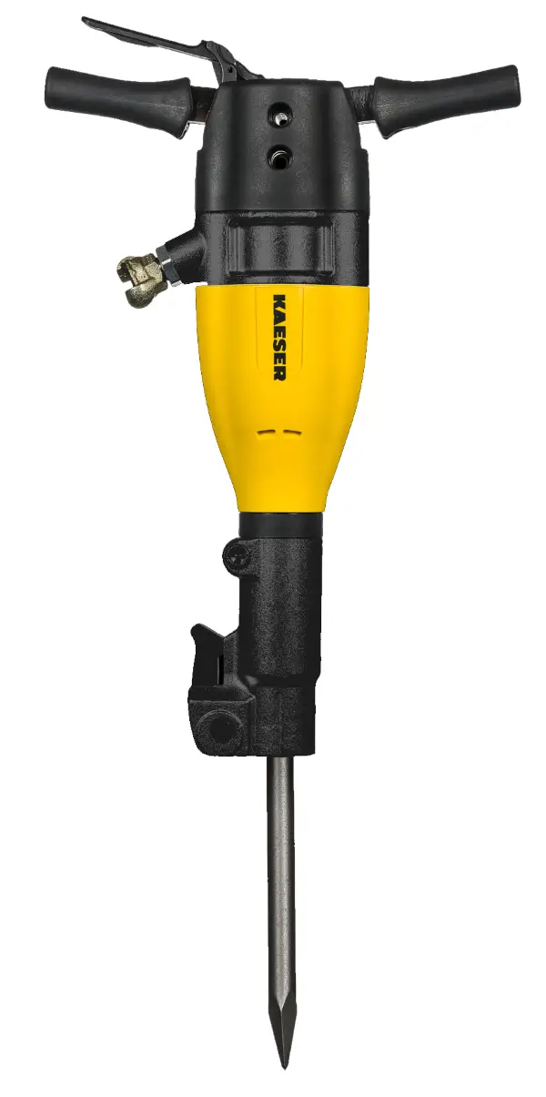 Pvenmatsko kladivo KAESER AH200V-S25 25x108mm, dolžina 593mm, 20,8kg, s T-ročajem, Z999060