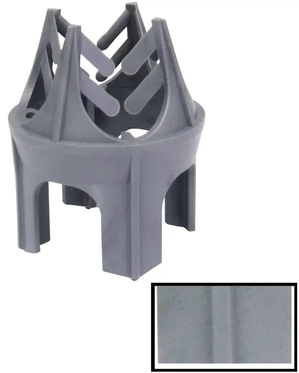 Talni distančnik za armaturo 4-noge, višina 40mm, za železo premera 6-20 250kosov/vreča, 4vreče/U-žakelj, 10Ž/paleta, ZATVF40