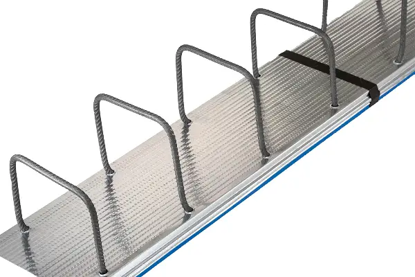 Element za povezavo armature Plexus dvovrstičen 10/100, dolžina 1,25m, 6kosov/vez, 16vezov/pal, ZBK101009H