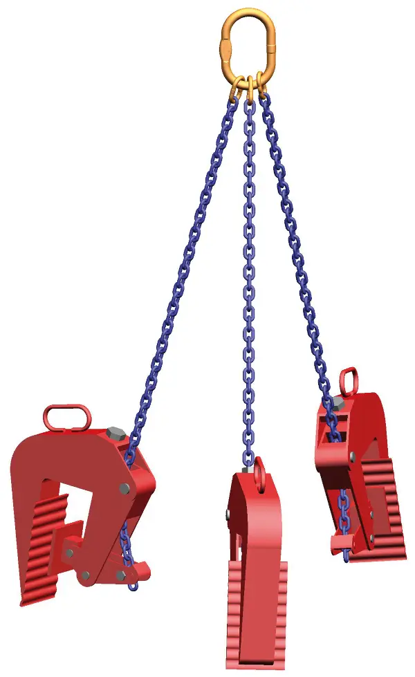 Obešalo za bet. cevi PEWAG WIN 3-delne 2,5m, ketna p=7mm, 2500kg, skrajšava ni možna, ZBRG28004