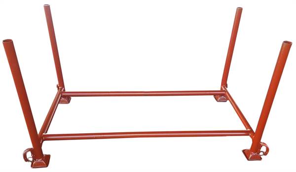 Stojalo za podpornike 144x71x71cm lakirano, kapaciteta 50 podpornikov, ZCONT4