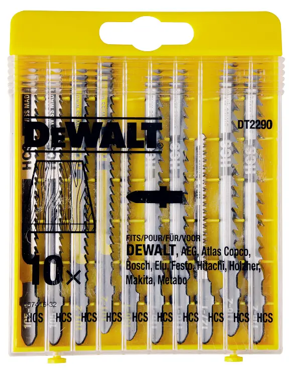 Set rezalnih vbodnih listov za les 10kos/pak, ZDT2290-QZ