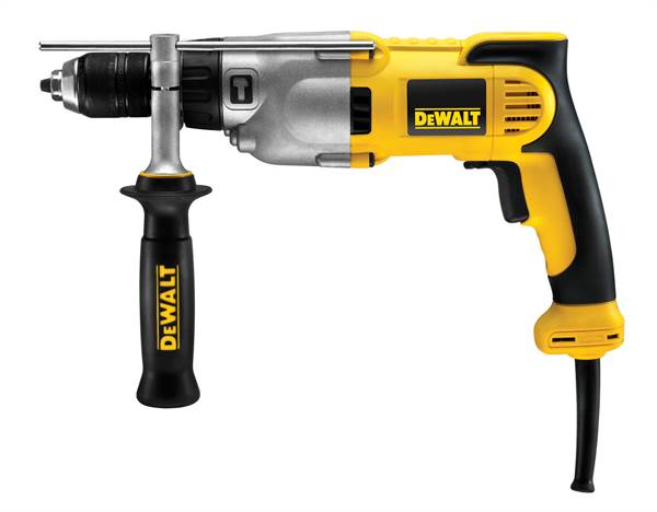 Udarni vrtalnik DEWALT® DWD524KS, 2-dve prestavi, 1100W, s prislonom za nastavitev globine vrtanja v kovčku, ZDWD524KS-QS