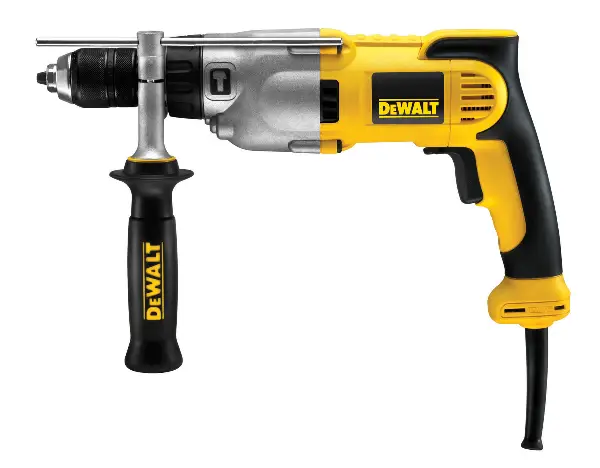 Udarni vrtalnik DEWALT® DWD524KS, 2-dve prestavi, 1100W, s prislonom za nastavitev globine vrtanja v kovčku, ZDWD524KS-QS