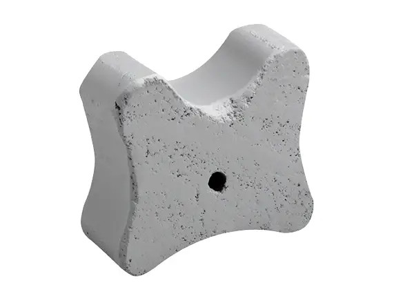 Vlaknobetonski podstavek VARIO brez žice višine 45/55/60mm, širine 28mm 125kos/vreča 40vreč/pal, ZFBEK45