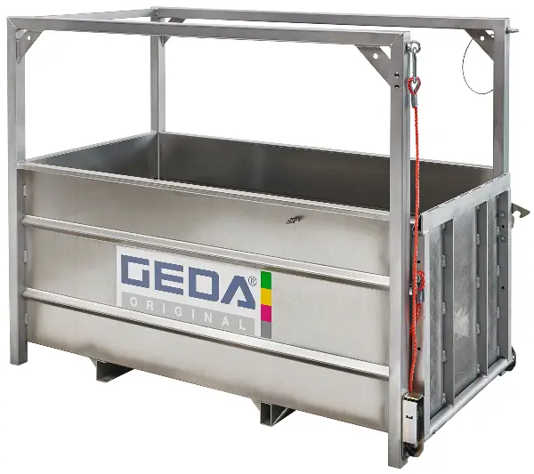Tovorna košara za GEDA 200Z, notranje mere 0,8x1,4x1,1m, s ključem za etažna varnostna vrata, ZG29200