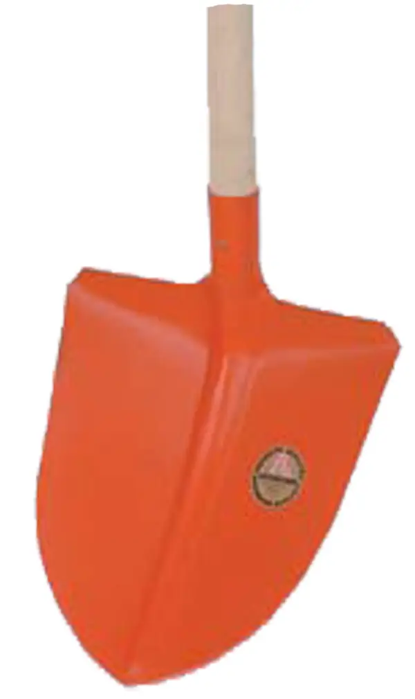 Nakladalna lopata 310x290mm oranžna z ročajem 130cm P5, ZL125000
