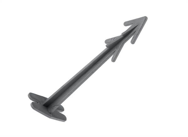 Plastični žebelj, dolžine 125mm 500kos/vreča 3vreče/U-žakelj 20Ü-žakljev/paleta, ZN125