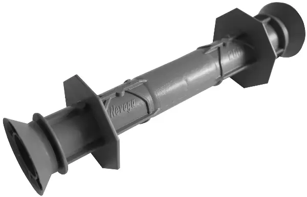 Opažni razporni distančnik OKTAGON kpl. z 2 čepoma, 250mm 100kos/vreča 24vreč/paleta, ZO25