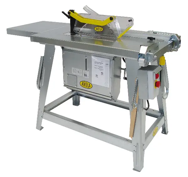 Gradbena žaga AVOLA TZH 350 230V 2,2kW 50Hz z HM-rezalno ploščo 350mm, višinsko nastavljiva, ZTZH350