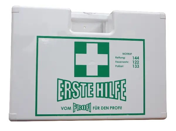 Kovček za prvo pomoč tip I, za do 5 zaposleih, plastičen, ZVKAK