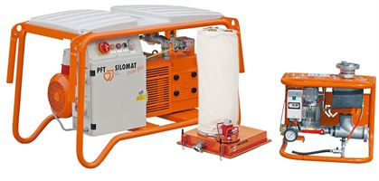 Transportna naprava PFT SILOMAT TRANS PLUS DF Q 105 5,5kW z vpihovalnim pokrovom, Z00238164SET