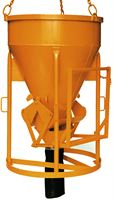 Silos za beton 1016.12, 1000l cilindrično-stožčast z vzvodom za odpiranje, Z10660