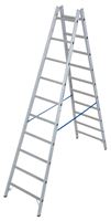 Dvokraka alu lestev KRAUSE® STABILO® 2x10 prečk 2,90m, DV= 4,10m, teža 10,7kg, Z124937