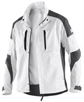 Jakna KÜBLER ACTIVIQ bela/antracit 270 g/m² vel. M, Z12501097M