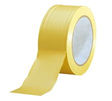 Lepilni trak PVC žlebast rumen 38mm x 33m P48, Z16045