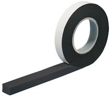 Komprimiran trak 20mm širina fuge 2-6mm 8,0 m/rola 600Pascal BG1 črne barve 15rol/kart 60kart/pal, Z2026600