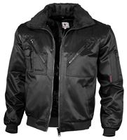 Pilotska jakna QUALITEX, črna, 265 g/m², vel. XXL, Z23618XXL