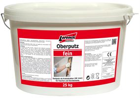 Vrhnji zaključni omet-praskan 1mm, beli,poraba 2,0kg/m², 25kg/vedro, 32veder/pal, Z2540225LOW