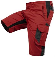 Arbeitsshorts QUALITEX IND, rot/anthrazit, 250 g/m², Gr. 50, Z47014-RAAS50