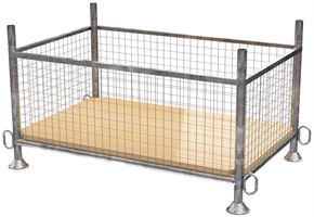 Rešetkasta košara Euro 153x97x84cm, gostota zank 50x50mm pocinkana, Z4811722V