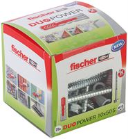 Universaldübel DUOPOWER 10 x 50 S DIY m. Schraube 25Stk/Pack 10Pack/Kart 32Kart/Pal, Z535461