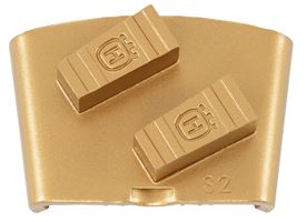 Diamantsegment HUSQVARNA EZ S 2 gold Körnung 25 Doppelsteg für PG 280/450, PG 5 VPE3, Z598882002
