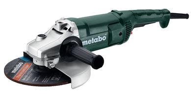 Kotni brusilnik METABO WE 2200-230, 2200W p=230mm, zaščitni pokrov, ročaj, Z606437000