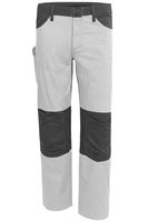Bundhose QUALITEX X-Serie, weiß/grau, 245 g/m², Gr. 52, Z61938QX452