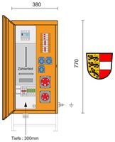 Gradbena elektro omara KÄRNTEN M-AVEV 35/11-3/V1/A, Z690000004